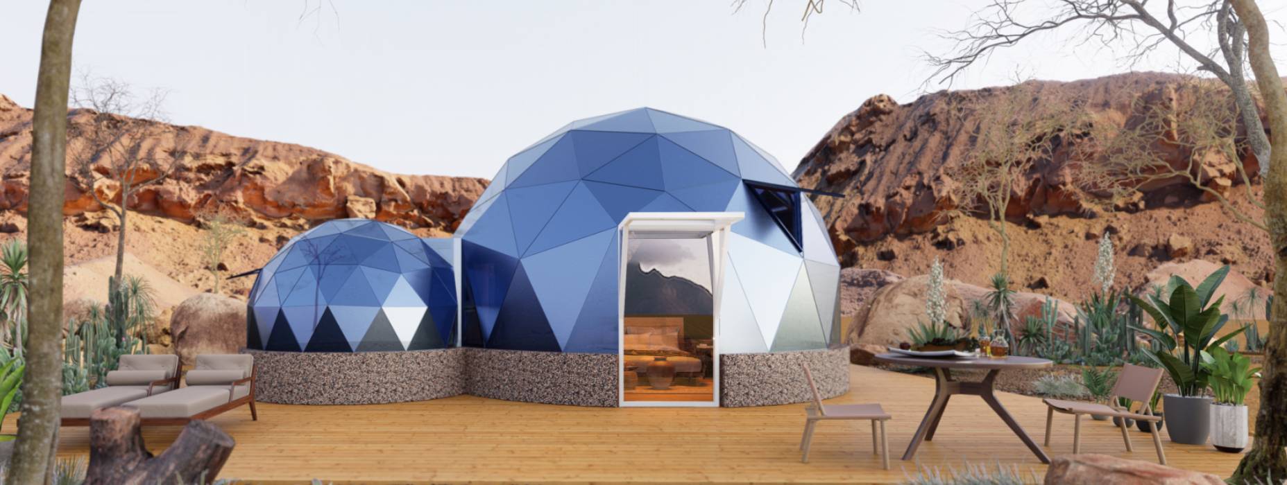 西双球形智能光伏玻璃星空房